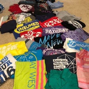 lots and lots of T-shirt’s